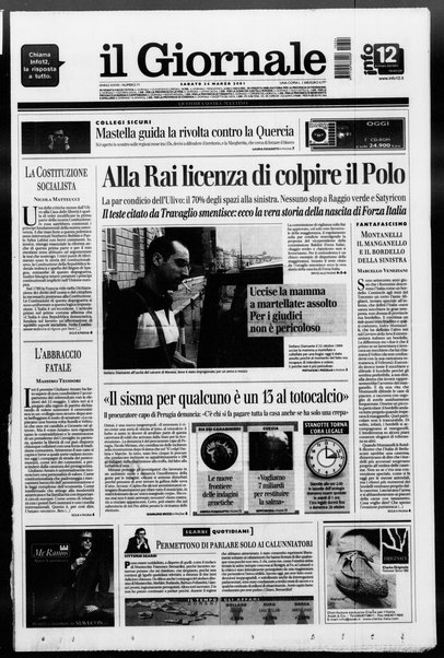 Il giornale : quotidiano del mattino